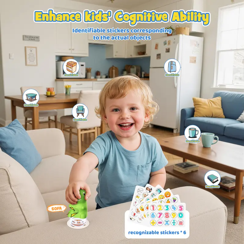 Interactive Dinosaur Flash Cards for Kids, Montessori Learning Toy with 148 Cards, 592 Words and Sound Learning