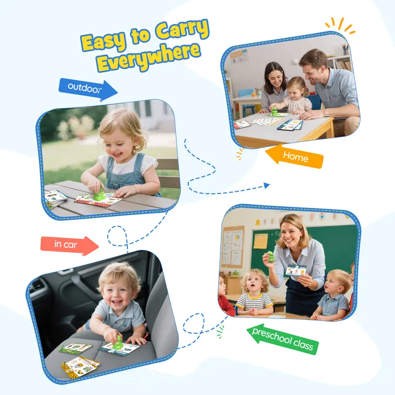 Interactive Dinosaur Flash Cards for Kids, Montessori Learning Toy with 148 Cards, 592 Words and Sound Learning