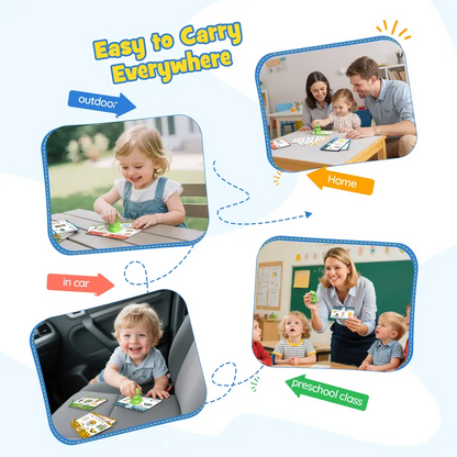 Interactive Dinosaur Flash Cards for Kids, Montessori Learning Toy with 148 Cards, 592 Words and Sound Learning
